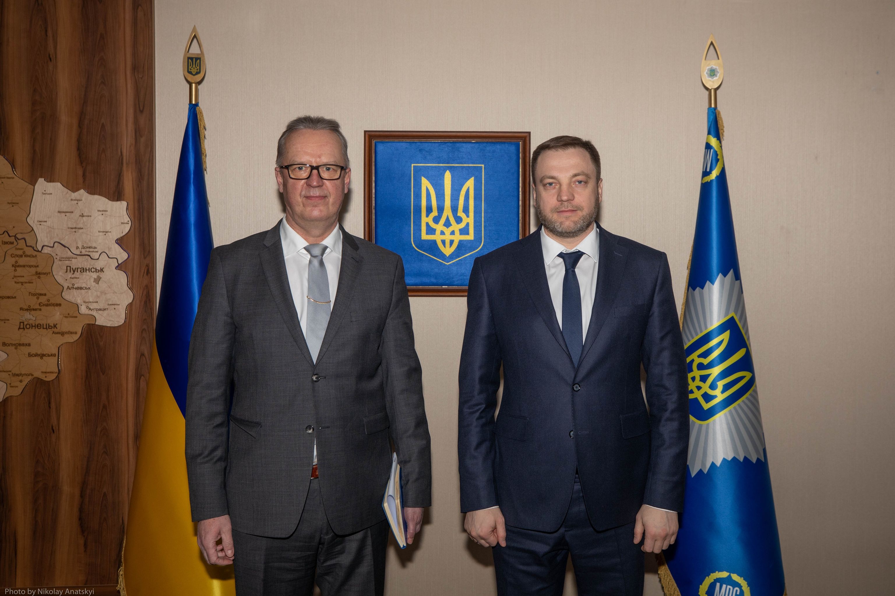 Denis Monastyrskiy held a meeting with the head of the European Union Advisory Mission