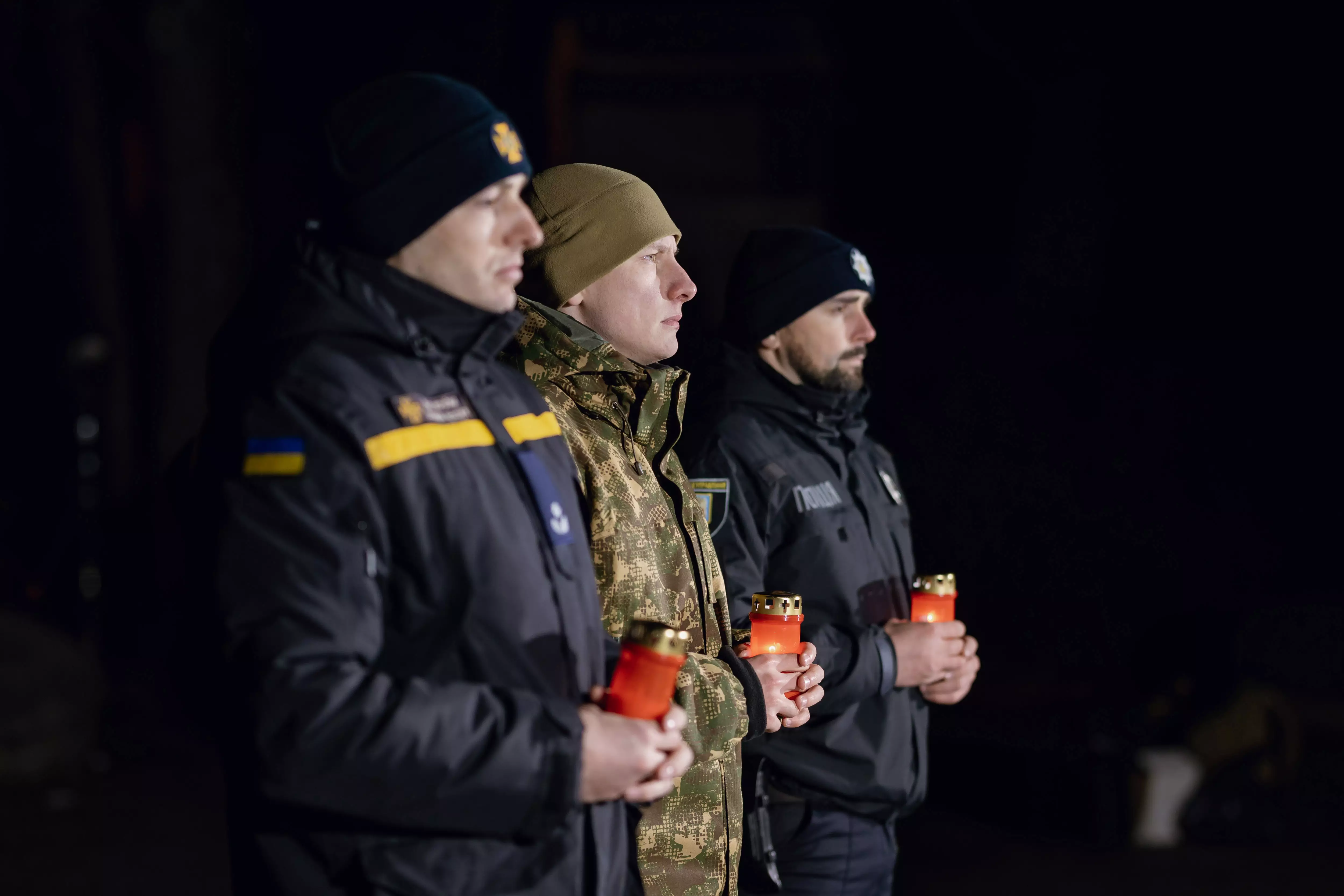 Підрозділи системи МВС вшанували пам'ять жертв Голодомору в Україні