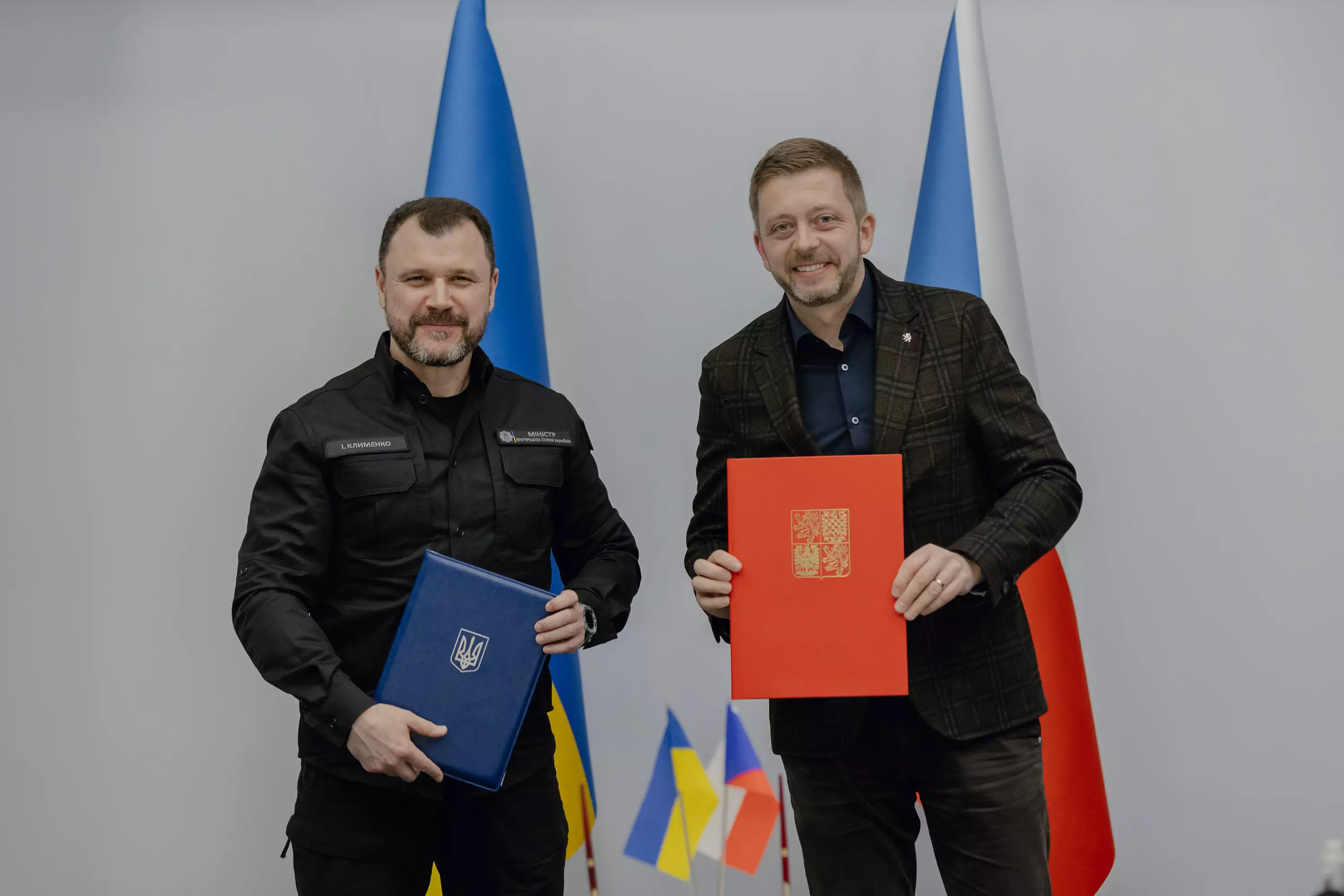 Head of the Ministry of Internal Affairs of Ukraine Ihor Klymenko held talks with the Czech delegation led by the First Deputy Prime Minister, Minister of Internal Affairs of the Czech Republic Vit Rakushan