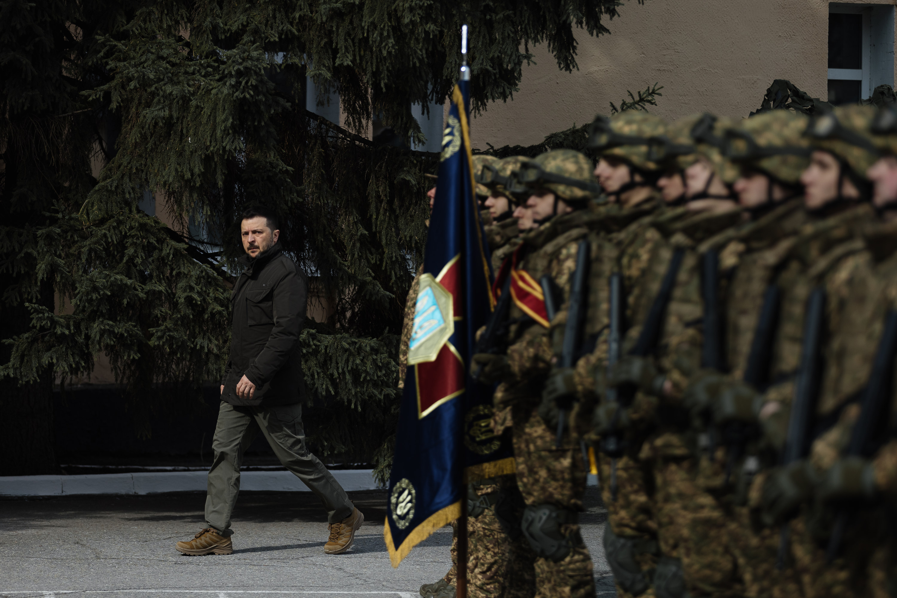Президент України Володимир Зеленський взяв участь у заходах з нагоди 10-ї річниці створення Національної гвардії України