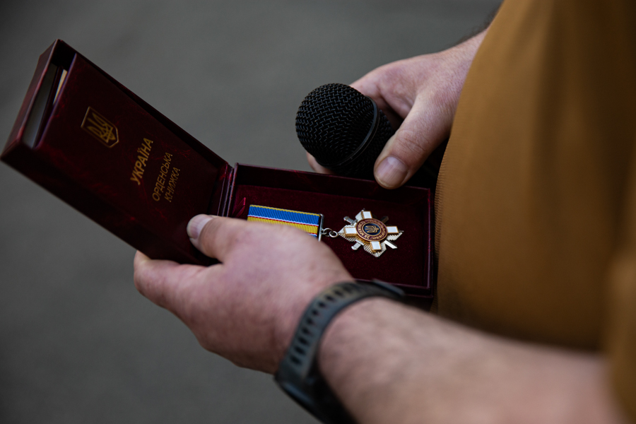 Родині загиблого гвардійця вручили орден «За мужність» ІІІ ступеня