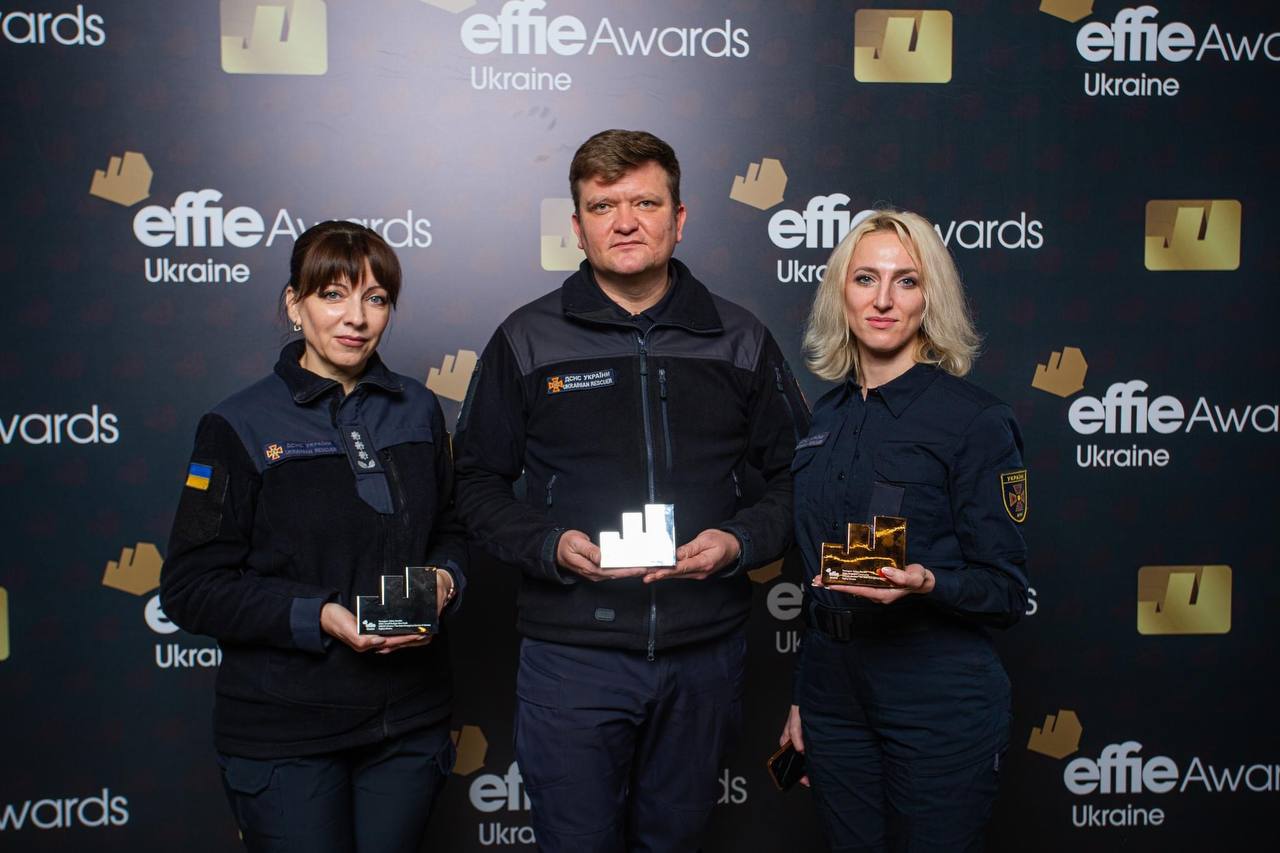 ДСНС України — срібні та бронзові призери Effie Awards Ukraine 2024