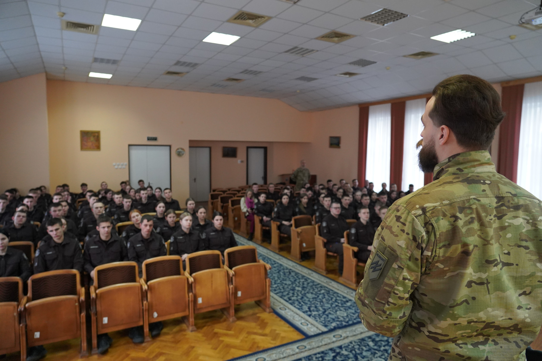 Бійці «Азова» завітали до Київського ліцею безпекового спрямування та національно-патріотичного виховання