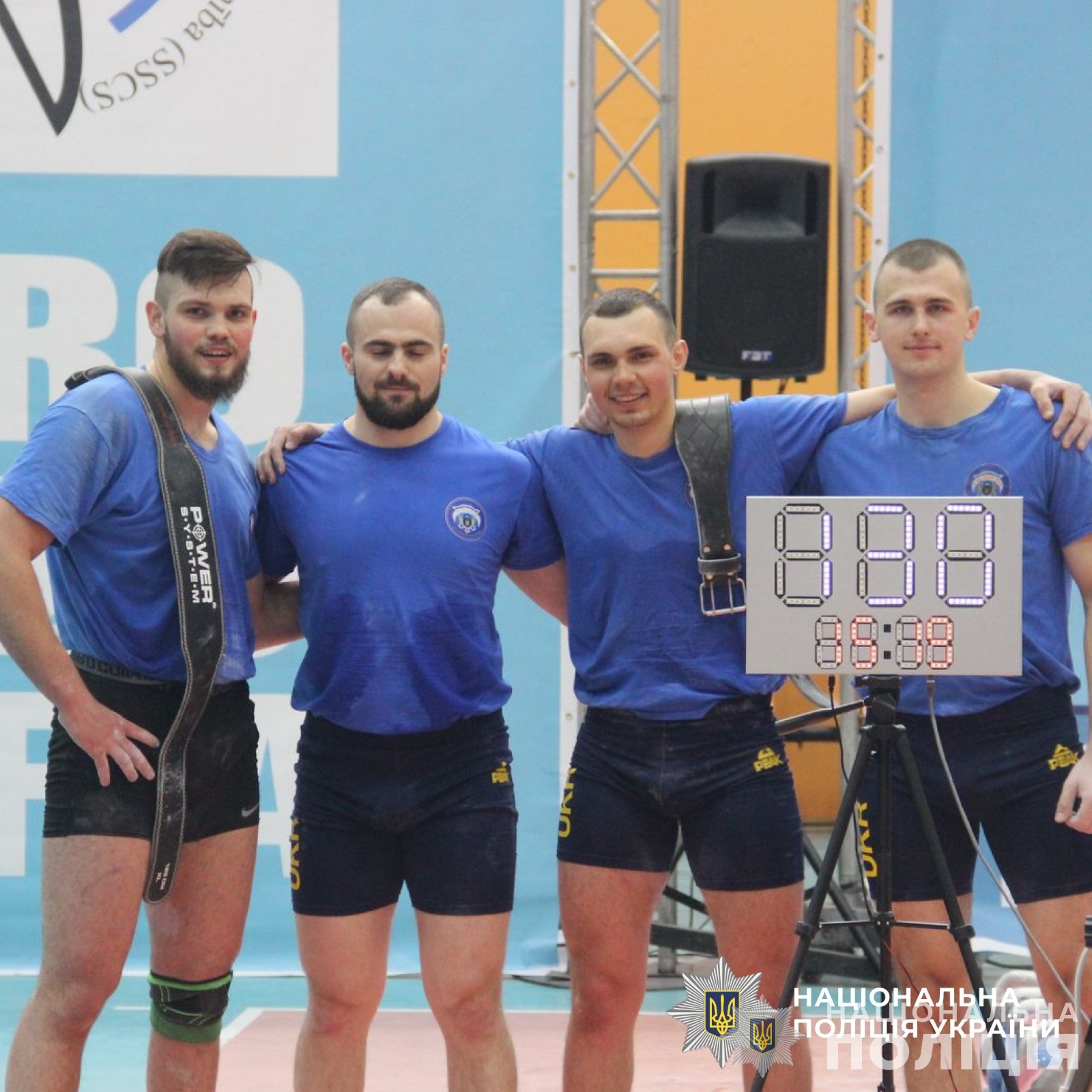 Поліцейський з Харківщини став абсолютним чемпіоном Європи з гирьового спорту