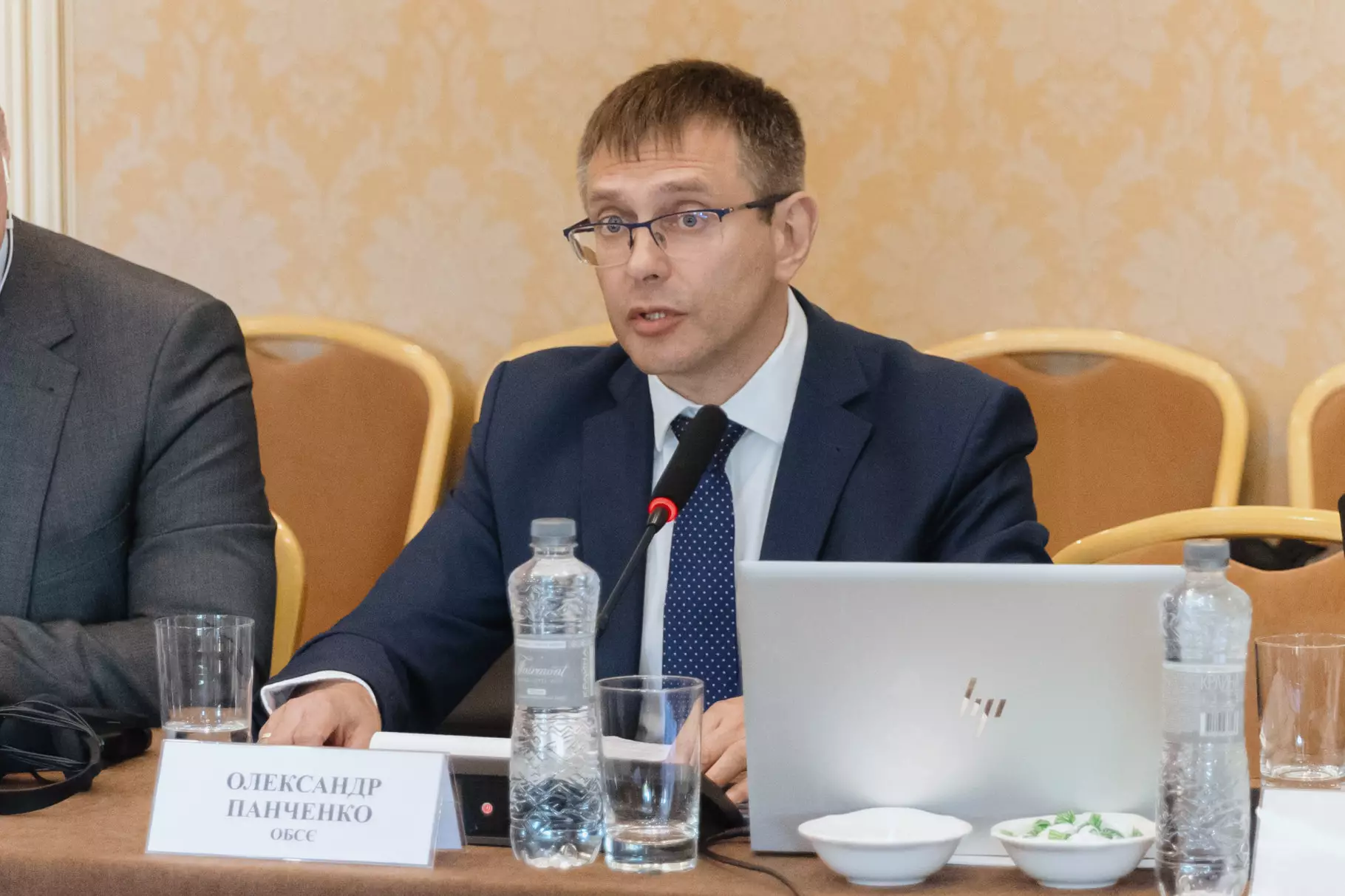 Олександр Панченко під час заходу