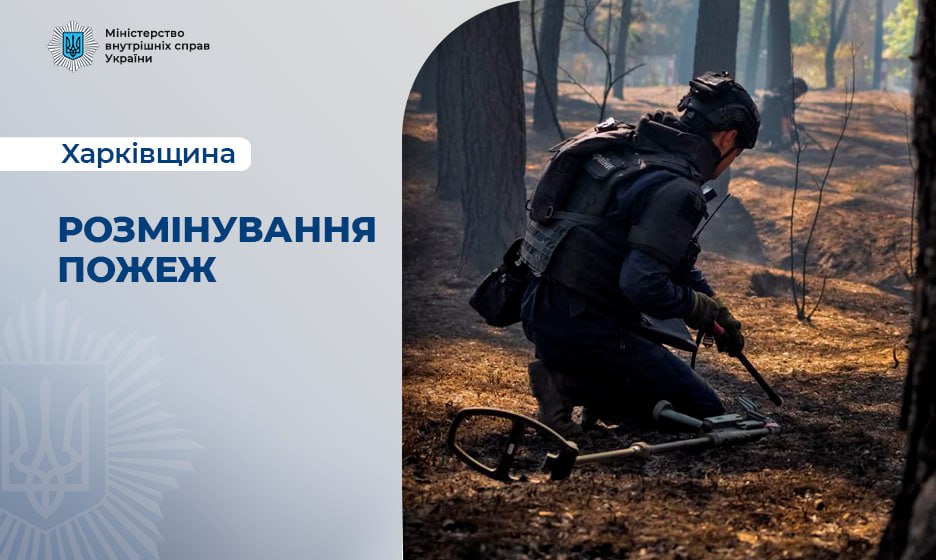 На Харківщині триває ліквідація лісових пожеж