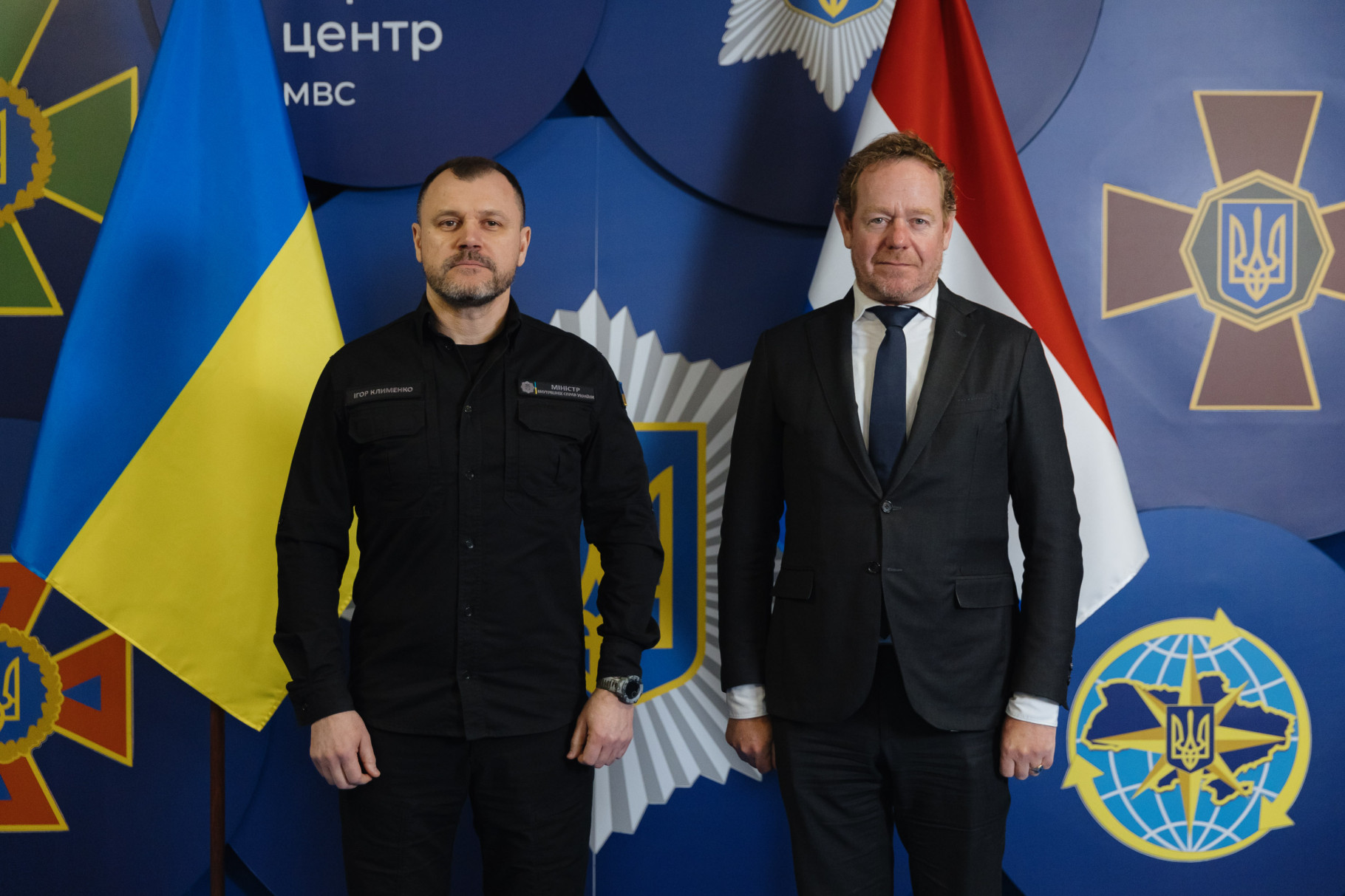 Ігор Клименко провів зустріч із Міністром юстиції та безпеки Королівства Нідерланди Девідом Мартейном Ван Вейлом